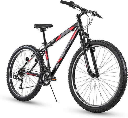 Huffy Mountain Bikes for Men, 26/27.5 Inch Sizes, Multiple Speeds, Suspension Available, Fat Tire Option, Sleek Graphics, Disc Brakes Available, Adjustable Comfort Saddle, Durable, Multiple Colors