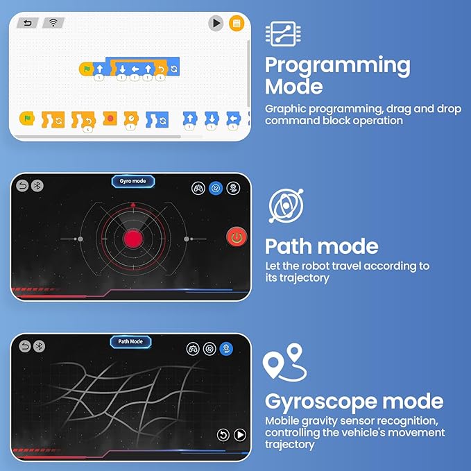 5-in-1 STEM Robot Building Kit for Kids Ages 6-16, Remote & App Controlled, Rechargeable Engineering Learning DIY Coding Toy, Educational Building Blocks Gift for Girls & Boys (603 PCS)