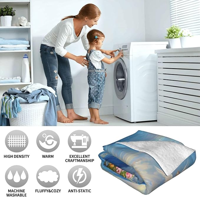 Virgin Mary Virgen de Guadalupe Blanket, Our Lady of Guadalupe Throw Blanket, Cozy Flannel Soft Blankets Gift for Girls Couch Sofa Bed 80" x 60"