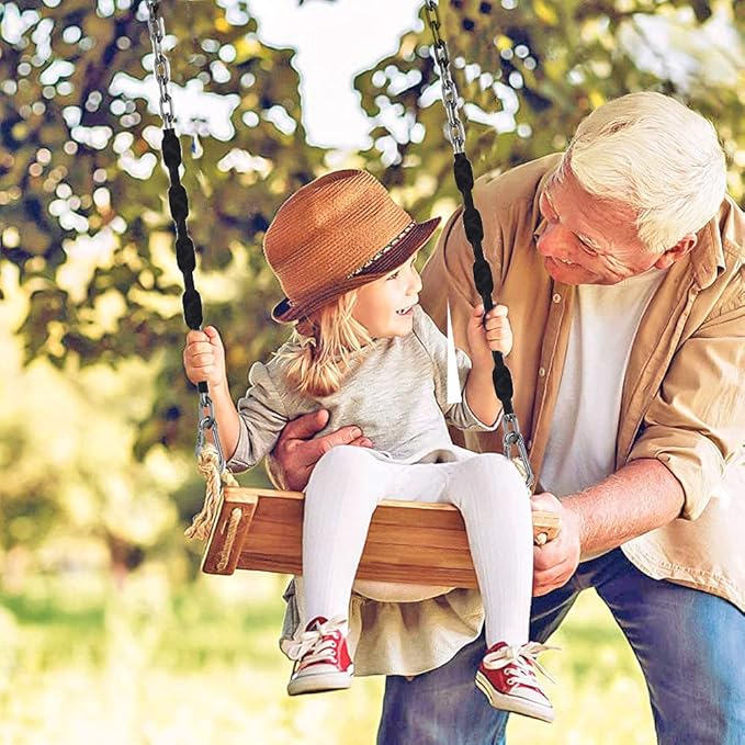 2 Stainless Steel Chains (64 "), 4 Quick Connection Buckles Never Rust Swing Hardware for Hammock Chairs Swings Sandbags, up to 1000LB