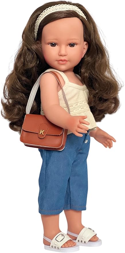 Kennedy and Friends 18 Inch Fashion Dolls- Tilt and Pose Feature and All Vinyl (F0-Hrpr)