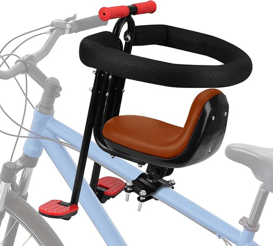 Kid's Bike seat Front Child Carrier Bike Chair for Bicycle Kids seat for Children 2~4 Years,Weight 55 lbs