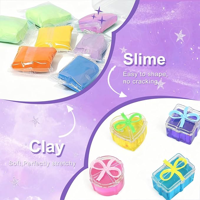 Nano Tape Bubble Kit for Kids, 4 Sticky Ball Tapes and 5 Nano Tapes, Squishy Maker Making Kit, Christmas Birthday Arts and Crafts Gifts for Girls, Cute Things Toys for Girls 4-6 8-10 10-12 Years Old