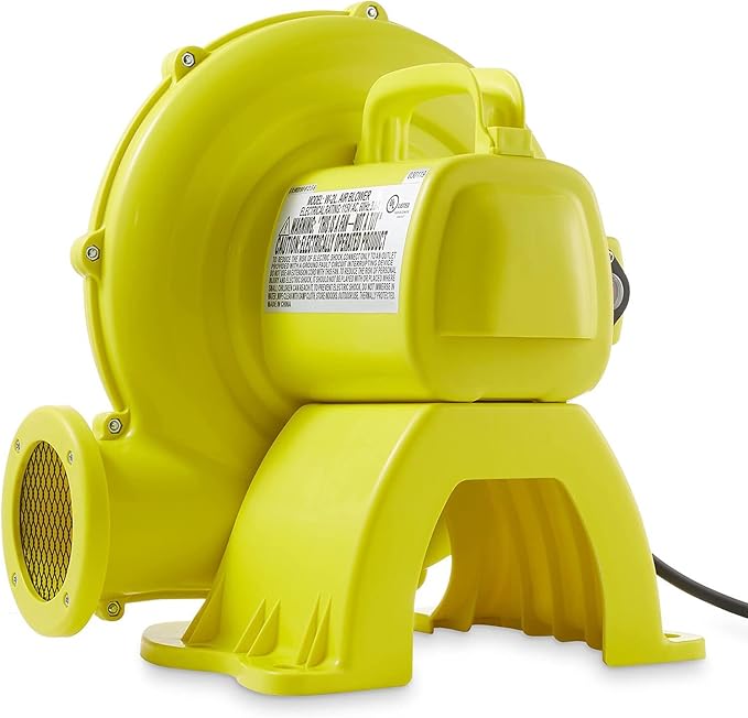 Cloud 9 Inflatable Bounce House and Blower, Unicorn Theme Bouncer for Kids with Slide, Includes Stakes and Repair Patches