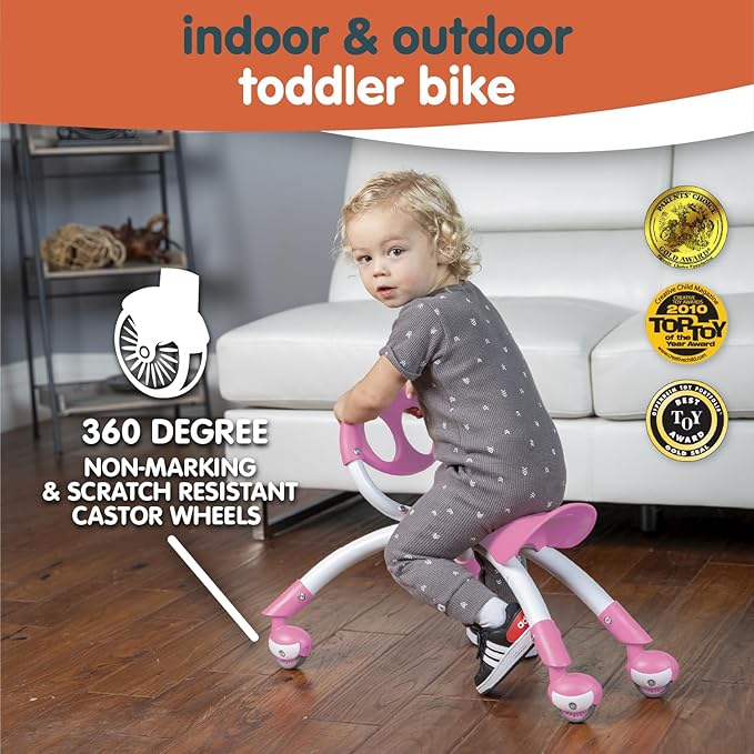 Pewi Walking Ride On Toy - From Baby Walker to Toddler Ride On for Ages 9 Months to 3 Years Old