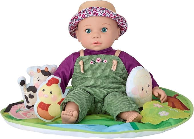 Madame Alexander 14-Inch Sweet Smiles Baby Doll, Tummy Time