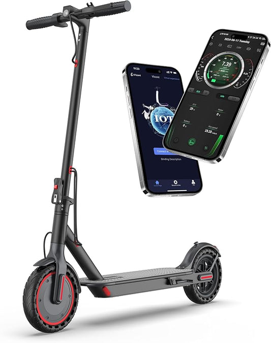 Electric Scooter for Adults, 8.5/10/14" Tires, 19/22Mph, 350W/500W Motor, 21-28 Miles Range, Folding E-Scooter with Dual Suspension,APP(V1/SPRO/MAX/PRO/X1/X1PRO)