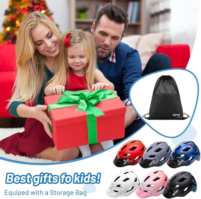 Kids Bike Helmet for Boys & Girls Ages 5-8-14,Lightweight Adjustable 50-57cm Bicycle Helmet with Visor & Reflective Strap，CPSC Certified for Cycling, Skating, Scooters