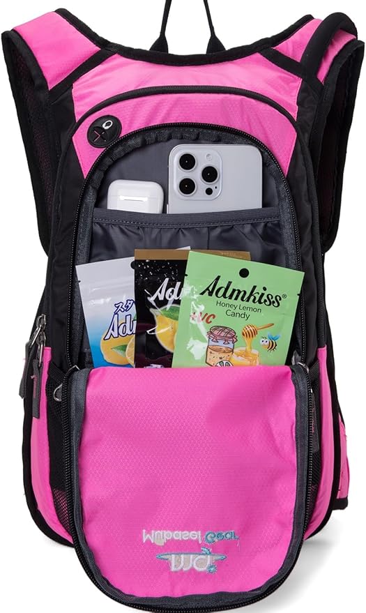 15L Insulated Hydration Backpack Pack with 2L Water Bladder Lightweight Hiking Backpack Bag for Women Men Daypack for Hiking Running Festival Camping Biking