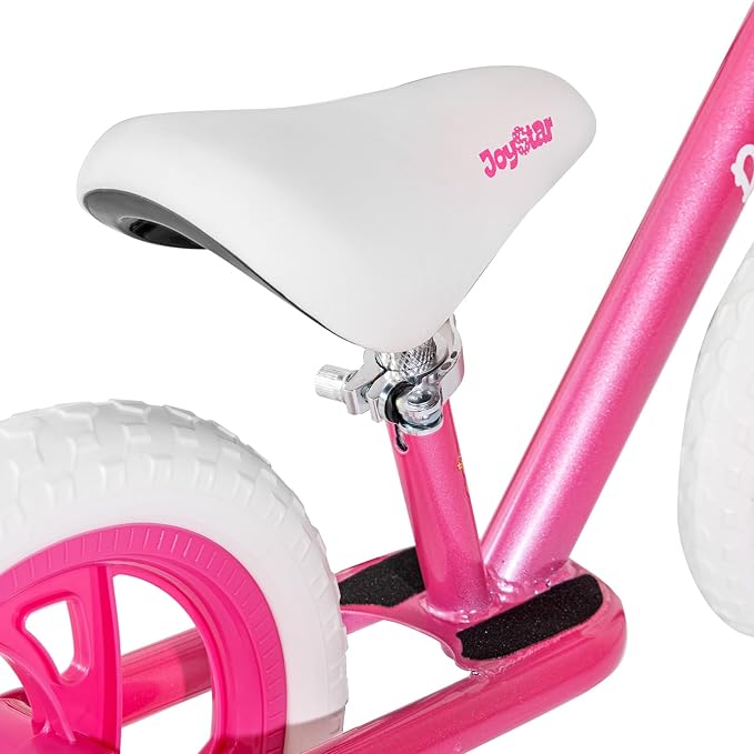 JOYSTAR 12/14 Inch Kids Balance Bike for 18months-5 Years Old Boys Girls, Lightweight Toddler Balance Bikes with Footrest and Handlebar Basket or Doll Seat