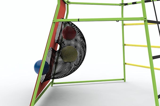 Explorer Adventure Climbing Fort with Platform, Playground Slide and Play Tent, Outdoor Jungle Gym for Backyard, Kids Ages 3-10 (8631)