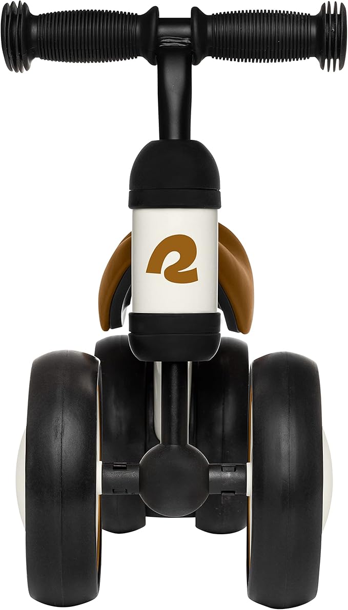 Retrospec Cricket Baby Walker Balance Bike with 4 Wheels for Ages 12-24 Months - Baby Toys & Toddler Toys for 1 Year Olds - Ride On Bicycle - Boys & Girls