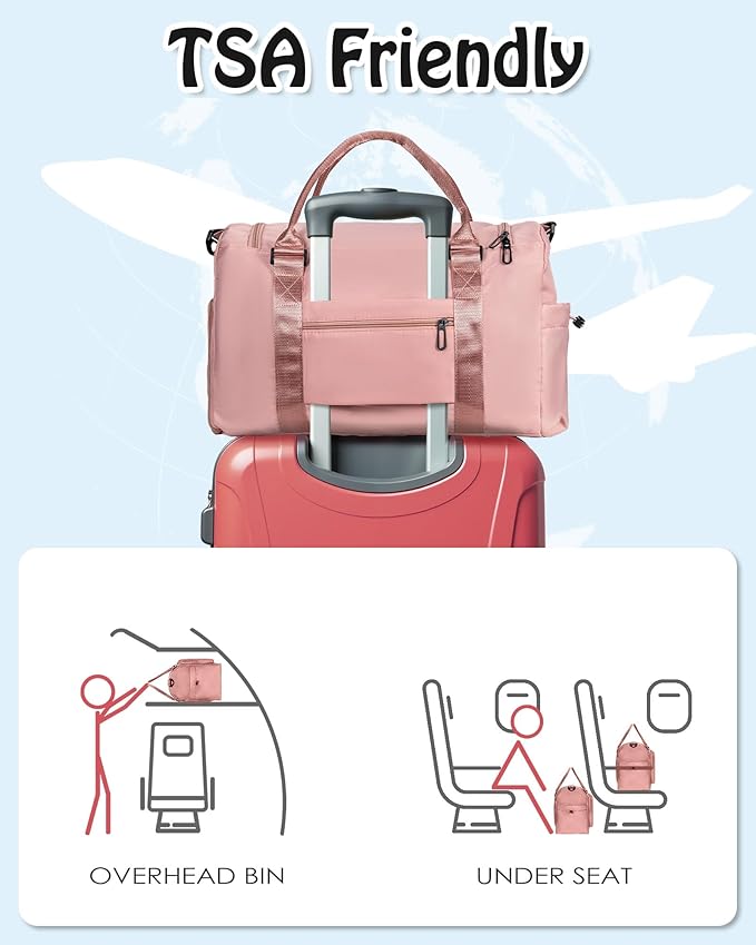 Birthday gifts, Girls Initial Gym Duffel Bag for Sports, Travel, Overnight, Sleepover, Dance - women gift and Teacher Gift personalized gifts, bridal shower Gifts