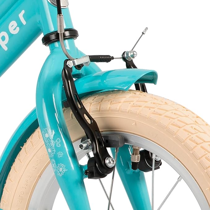 JOYSTAR Girls Bike for 2-12 Years Old Toddlers and Kids, 12" 14" 16" 18“ Retro Style Kids Bike with Training Wheels, 20 Inch Children Bicycle with Kickstand