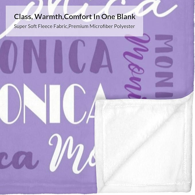 Name Blanket Personalized Blanket for Adult Kids Flannel Customize Throw Blanket Custom (Color 04, 60 x 80 Inches)