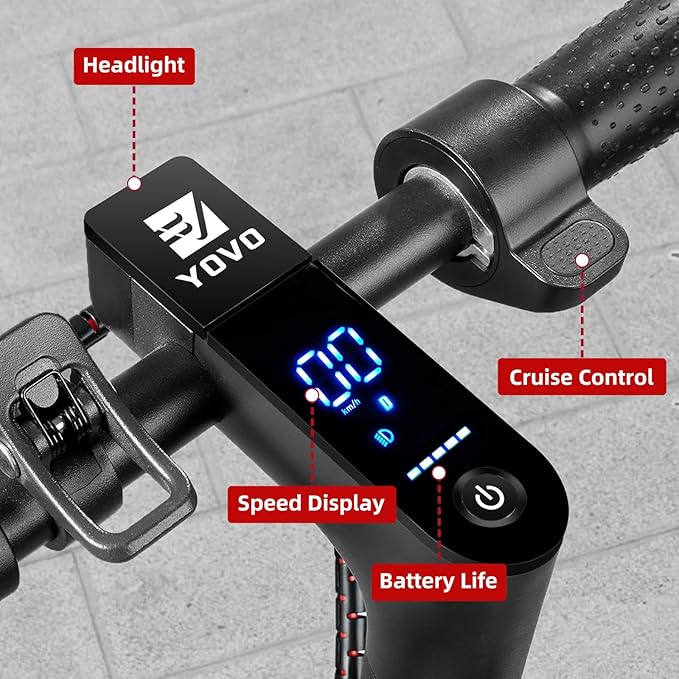 UrbanFish Electric Scooter, 350W/500W, 8.5" Tires, 21 Miles Range, 16/19 Mph, Folding E-Scooter with Dual Braking，APP Control