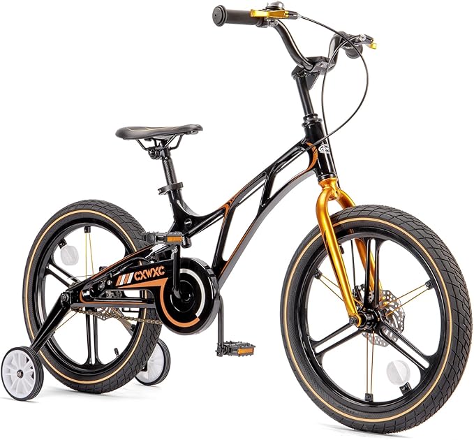 CXWXC Kids Bike - 14 16 18 Inch Children Bicycle for Boys Girls Age 3-9 Years, Single Speed Lightweight Kids Bikes with Training Wheel, Coaster/Disc Brake