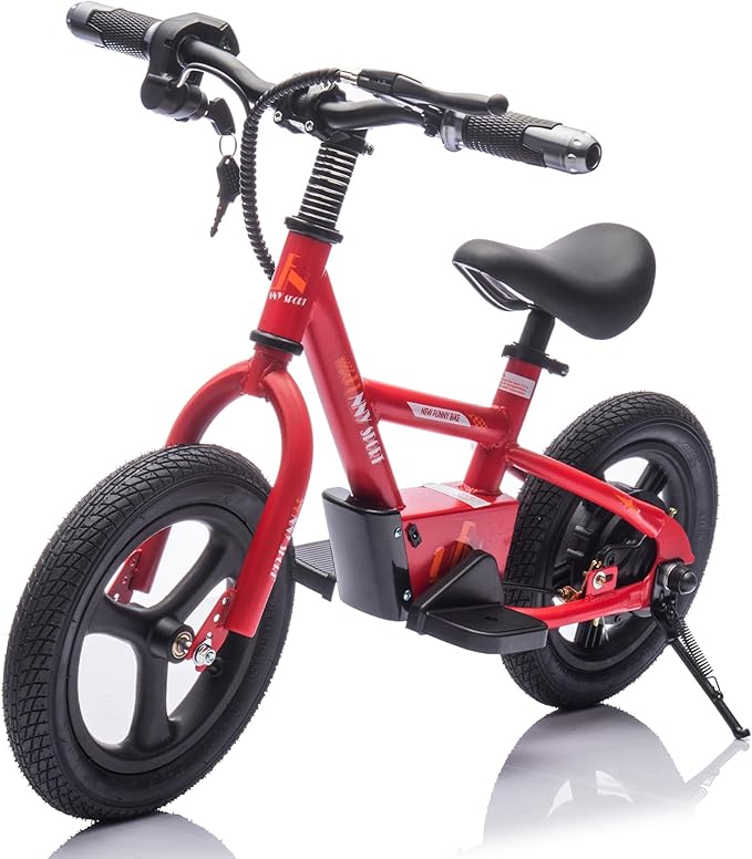 24V Kids Ride On Electric Dirt Bike, 150W Lightweight Electric Motorcycle with Height Adjustable PU Seater, Power Display, Key Start, Electric Balance Bike for Kids Age 3+