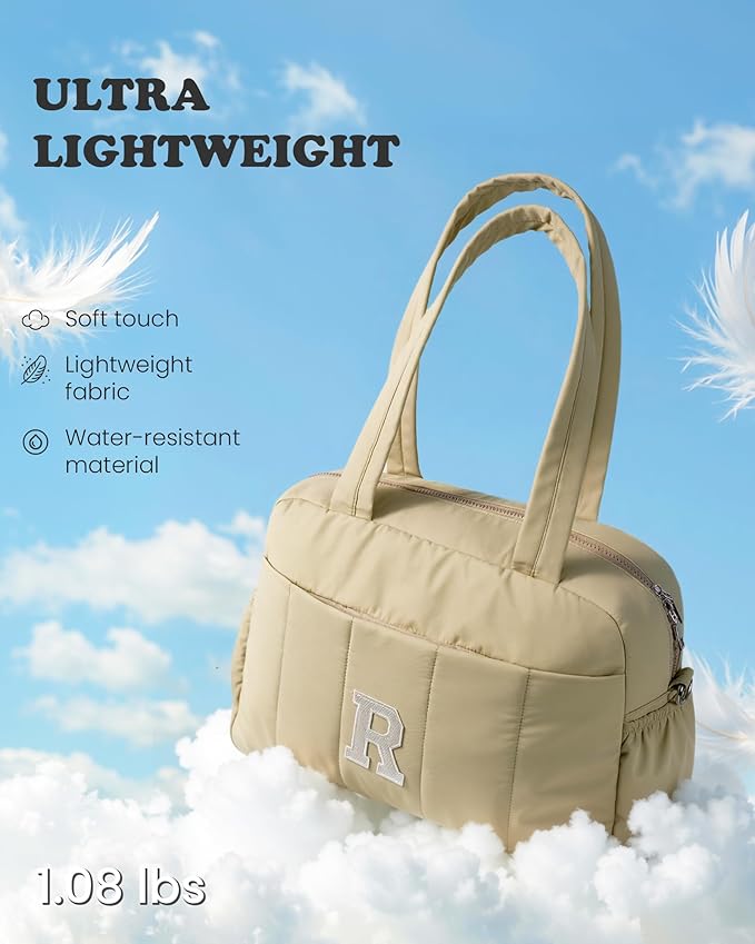 Gifts for Women Mom Unique-Monogram Duffle Bag, Weekender Bags for Women，Overnight Bag with Wet Pocket，Lightweight Travel Bags Personalized Gym Tote with Makeup Pouch