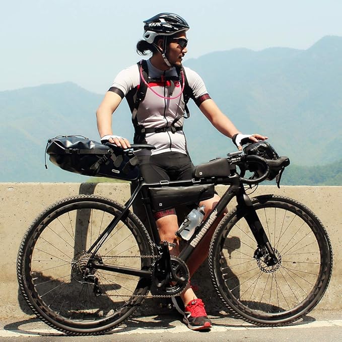 Rhinowalk Professional Cycling Accessories - Waterproof Triangle Bag for Bike Frame, Under Tube, Small