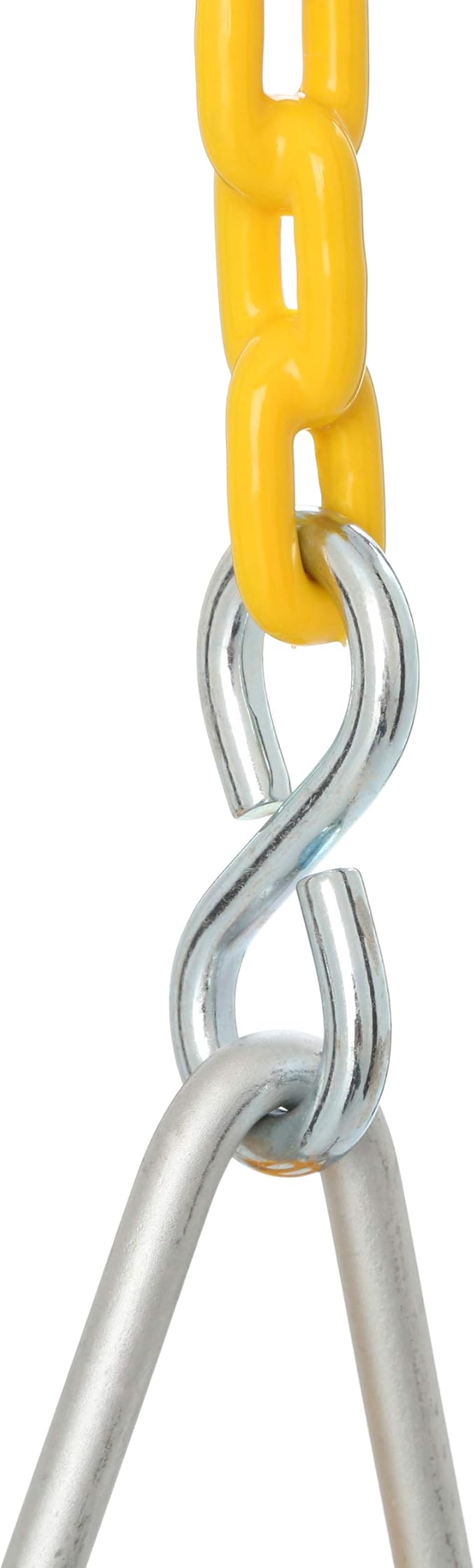 Gorilla Playsets 04-0008-Y/Y Full Bucket Toddler Swing, Yellow Bucket, Yellow 60" Plastic Coated Chains, 50 lb Capacity