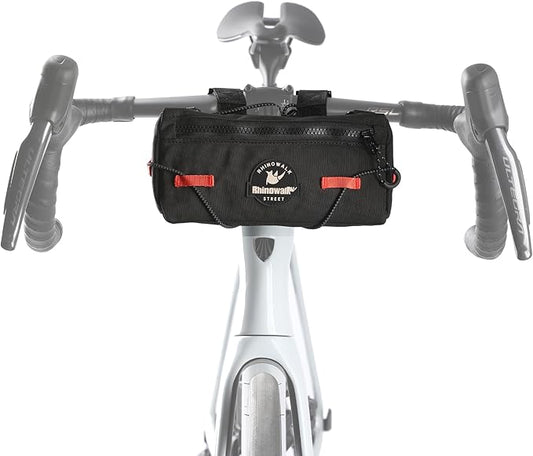 Rhinowalk Bike Handlebar Bag Bicycle Front Bag Storage Small Pouch with Shoulder Strap for Urban Cycling