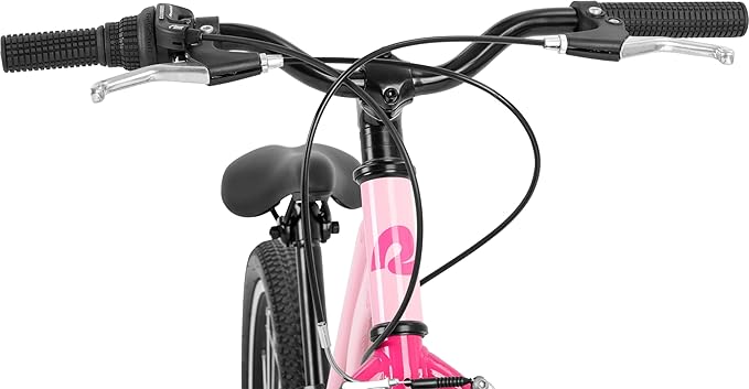 Retrospec Dart 20 & 24 Inch Kids Bike - 7-Speed Hybrid Bicycle for Ages 6-11 with 29in All-Season Tires & Shock Absorption - Adjustable Height Youth Bike with V-Brakes & Smooth Gear Shifting