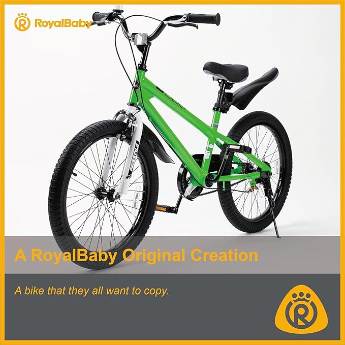 RoyalBaby Kids Bike EZ Balance to Pedal Dual Handbrake Toddlers Boys Girls Bicycle 12-20 Inch for Age 3-10 Years