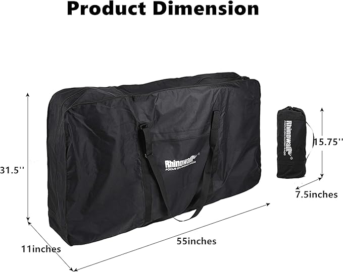 HUNTVP Bike Travel Bag Bicycle Transport Carrying Case with a Carry Bag for 26-29inch Folding Bike Foldaway Bicycle