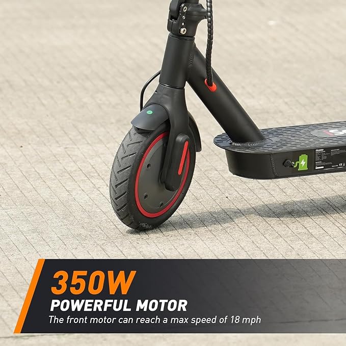 Electric Scooter, 650W/500W/350W Powerful Motor, 22/18 MPH Top Speed, 23/21 Miles Long Range, 10"/8.5" Pneumatic Tires, Smart App, UL Certified Foldable Commuting Electric Scooter for Adults and Teens