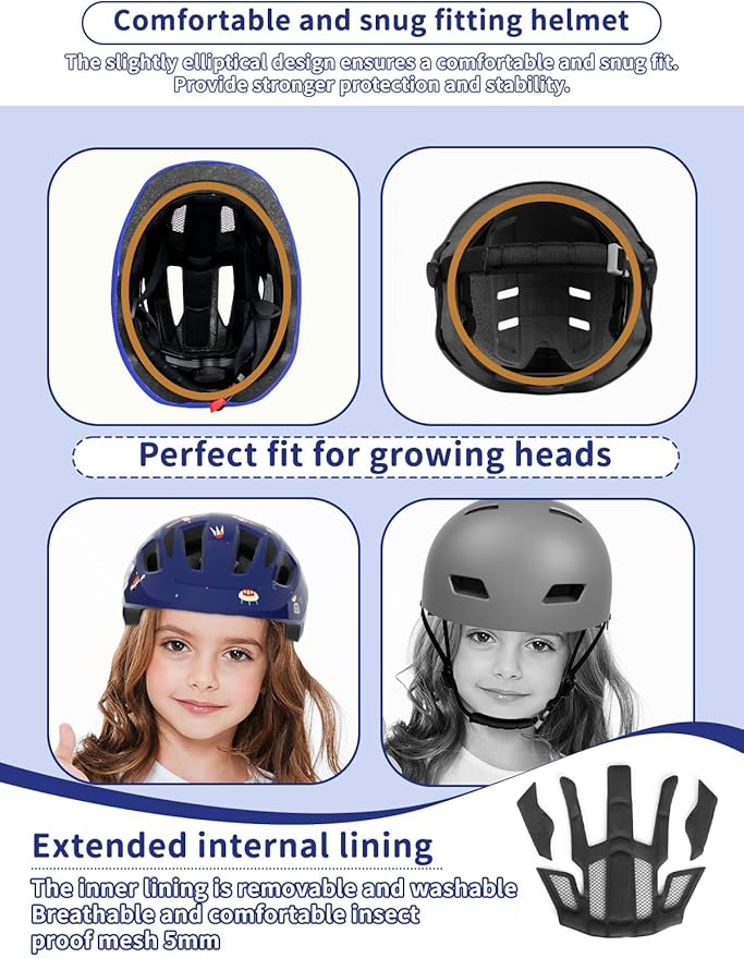 XJD Toddler Helmet Kids Bike Helmet for Infant/Baby Multi-Sport Adjustable Skateboard for Kids Boys Girls Lightweight for Age 1 and Older