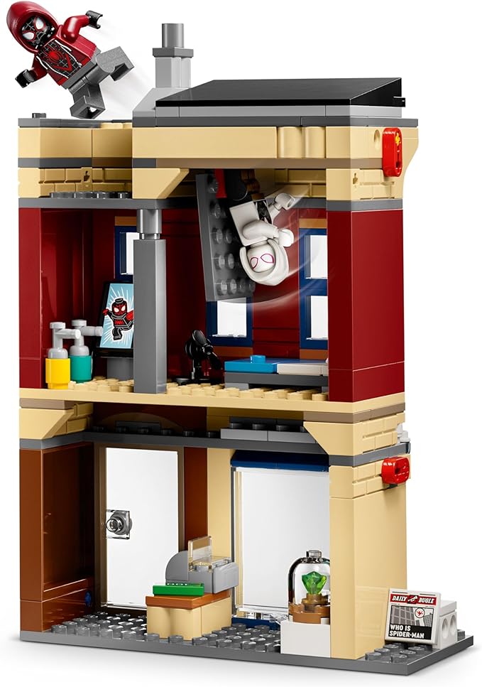 LEGO Marvel Spider-Man vs. Oscorp Building Toy - Pretend Play Set W/8 Toy Minifigures for Boys & Girls, Ages 10+ - Super Hero Building Blocks for Preteens Idea for Birthdays - 76324