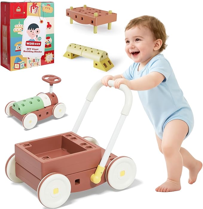 41PCS DIY Big Building Blocks for Kids 3+ Year Old Jumbo Montessori STEM Toys Stacking Blocks, Toddler Developmental Play Toy Set, Birthday for Boys & Girls