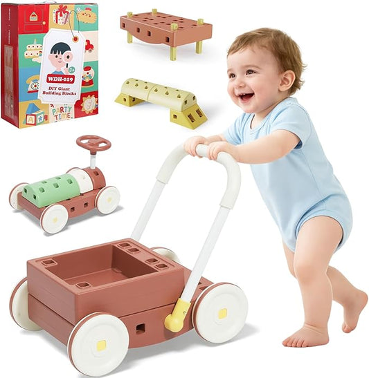 41PCS DIY Big Building Blocks for Kids 3+ Year Old Jumbo Montessori STEM Toys Stacking Blocks, Toddler Developmental Play Toy Set, Birthday for Boys & Girls