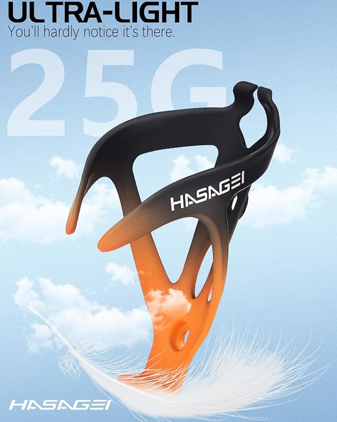 Bike Water Bottle Holder, Durable Non-Slip Lightweight Universal Bicycle Bottle Cage for Mountain/Road Cycling Accessories