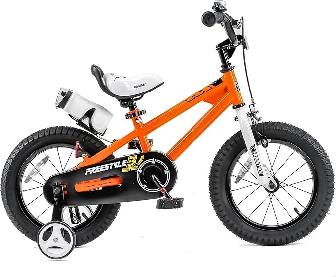 RoyalBaby Kids Bike EZ Freestyle Training Free Balance to Pedal Easy Learning Bicycle, 12-18 Inch for Toddlers to Big Kids
