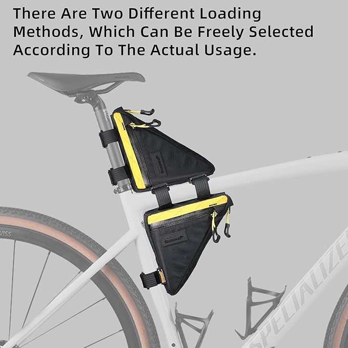 Rhinowalk Bike Frame Bag Waterproof Bike Triangle Bag Bicycle Pouch Under Tube Bag Professional Cycling Accessories