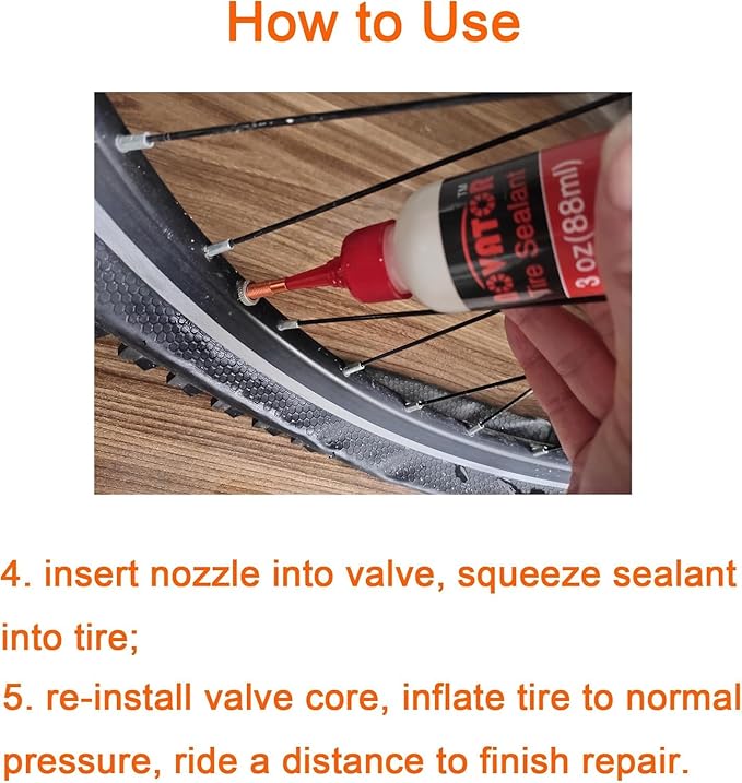 NOVATOR High Performance Bike Tire Sealant for Tubeless, Tubulars, Seals Faster, Lasts Longer, Micro-Fiber for MTB, Road, Gravel, CX Bicycle Tires (3oz.sealant * 3 Bottle+Valve Tool)