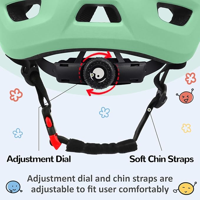 Toddler/Kids Bike Helmet, Adjustable and Multi-Sport, from Infant to Schoolchild, 2 Sizes