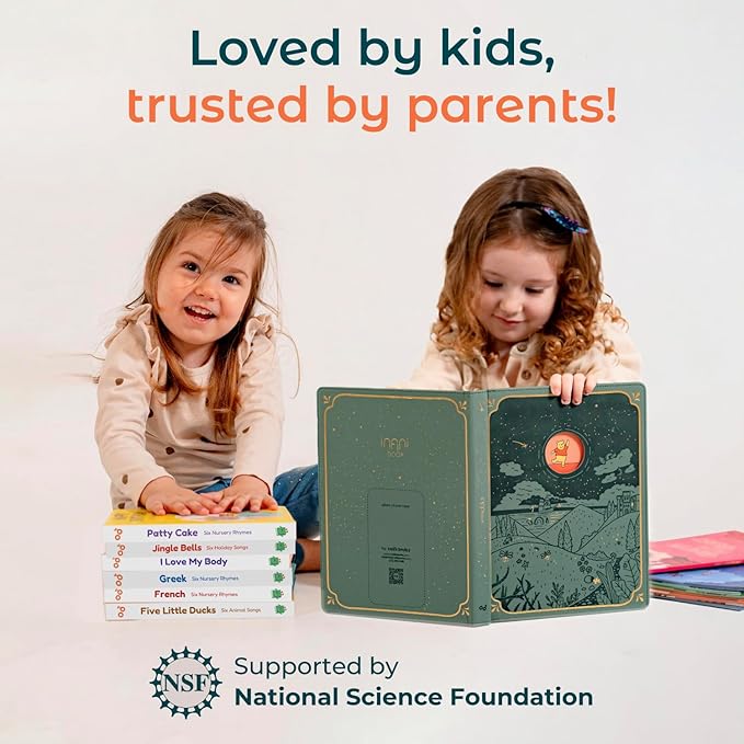 Cali's Books Music Book for Toddlers 1-3 Years Old - I Can Do It by Mama Nous Musical Book with Headphone Jack, Interactive Baby Sound Book, Singing Toy Children Girls, Learning Song Toy Toddler Boys