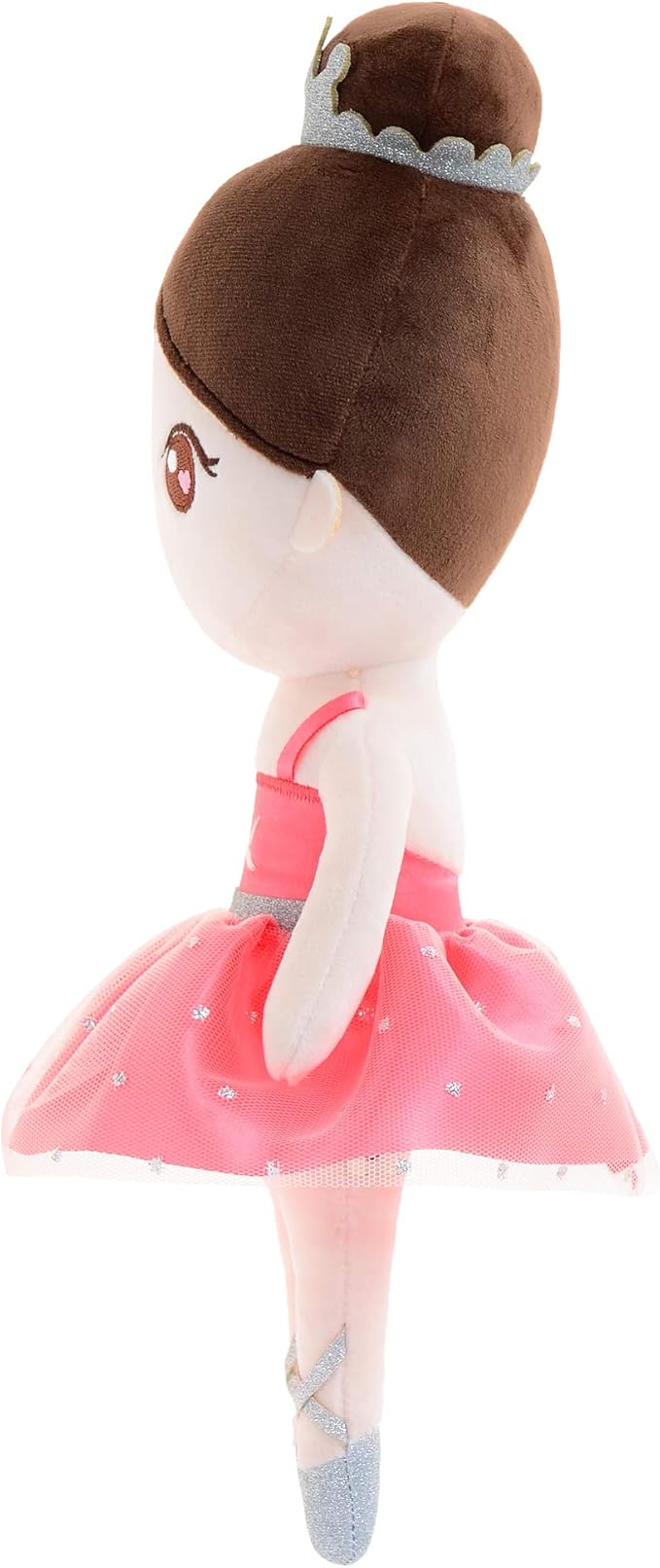 Gloveleya Baby Girl Gifts Dolls Soft Plush Toy Ballet Girl Doll Watermelon Red