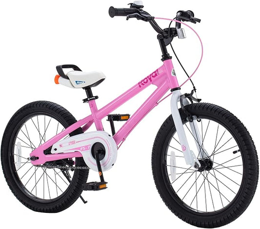 RoyalBaby Kids Bike EZ Balance to Pedal Dual Handbrake Toddlers Boys Girls Bicycle 12-20 Inch for Age 3-10 Years