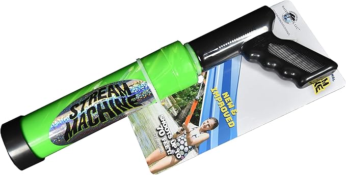 Stream Machine Water Gun Launcher - Single Barrel Water Blaster - Squirt Gun for Outdoor Games - Swimming Pool Toys (Colors Vary)