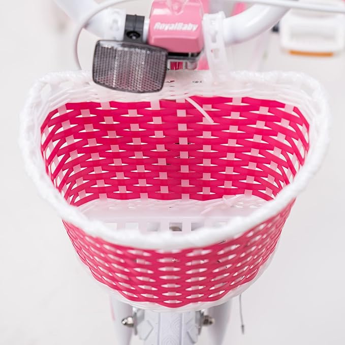 RoyalBaby Girls Bike Classic & EZ Kids Bike, Balance and Pedal Bicycle, 12 14 16 18 20 Inch Toddlers to Big Kids 3-10 Years