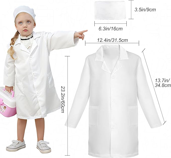 Durable Doctor Kit for Kids, 27 Pcs Deluxe Pretend Play Set Medical Toy with Real Stethoscope for Toddlers Boys Girls Christmas Birthday Gift Aged 3 4 5 6 7 8(Pink)