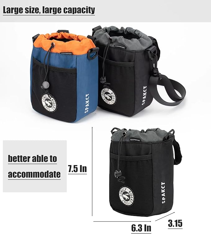 Bike Stem Bag,Bike Handlebar Bag,Top Tube Bike Bag,Waterproof Bicycle Frame Bag,Bike Bags for Bicycles,bicycle basket,Bike Snack Bag, Accessories For cycling(Large black)