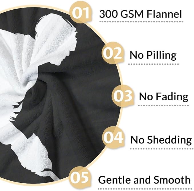 Kids Blankets for Girls - Hockey Gifts - Boys Blanket for Team Player - 40"x50" Soft Fleece Throws for Couch, Office