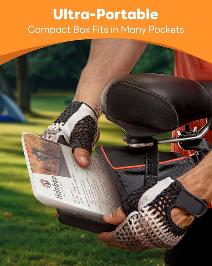 35 Pcs Bike Tire Repair Kit, Bicycle Inner Tube Patch Kit with Vulcanizing Patches, Tire Lever, Road Bike Flat Tire Patch Kits - Portable Case for Ebike, Motorcycle & Cycling Inflatable Tubes