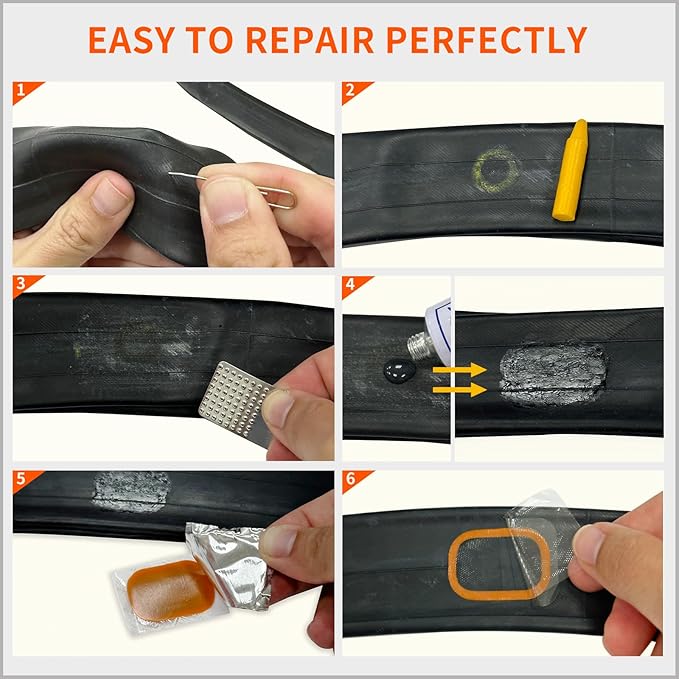 PAX 48 Pcs 34 x 52mm Oval Inner Tube Patches, Puncture Flat Tire Repair Patch for Automobile, Car, Truck, Motorcycle, Scooter, Bicycle, Bike, BMX, ATVs, River Floating, Inflatable Rubber