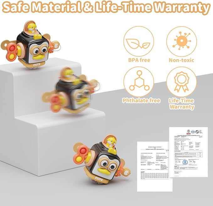 Montessori Toys for 1 Year Old,Sensory Toys for Toddlers 1-3,Baby Travel Activities Busy Board Cube,Fine Motor Skills Educational Toys,Birthday Gift for Kids Aged 6, 9, 10, 12, 18 Months